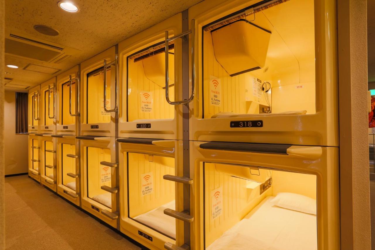 Hotel Capsule Land Yushima Tokio Exterior foto